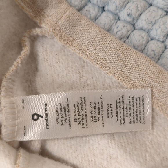 Carter's Cream Baby Polar Bear Cozy Pullover - Picture 12 of 13